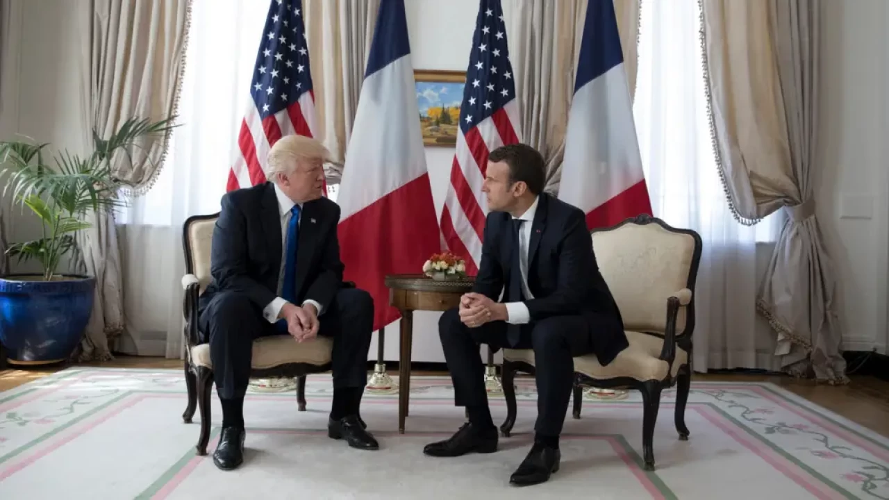 Трамп раскритиковал Макрона
