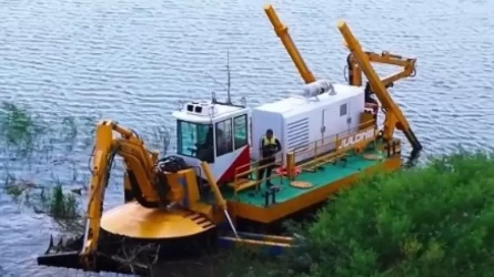 В Астане начали первую за 55 лет масштабную очистку водохранилища — работы займут 13 лет