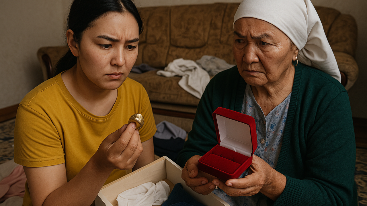 Келін қарыздан құтылу үшін енесінің алтын жүзігін ломбардқа өткізіп жіберген