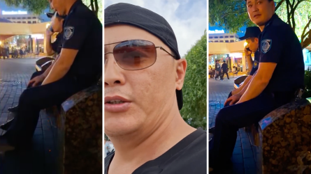 Полицейге «Темекі шекпе» деп ескерту жасаған белсенді 117 мың теңге айыппұл арқалады