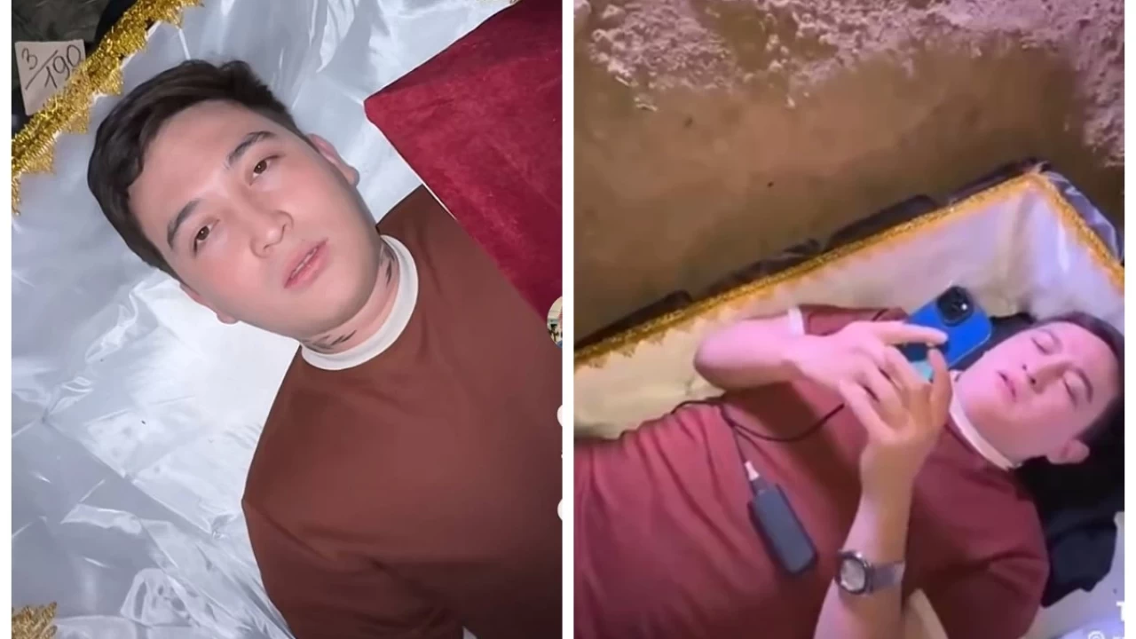 «Ауа жетпей жатыр»: Қазақстандық блогер өзін тірідей көміп, TikTok-та тікелей эфирге шыққан (ВИДЕО)