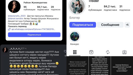 Алматыда блогердің «аутист балаларды өлтіру керек» дегені үшін қылмыстық іс қозғалды