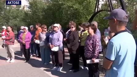 В Актобе жители протестуют против строительства ресторана
