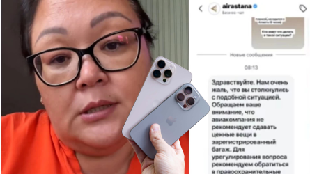 Air Astana рейсінен кейін жолаушы iPhone 16 Pro Max-тан айырылды