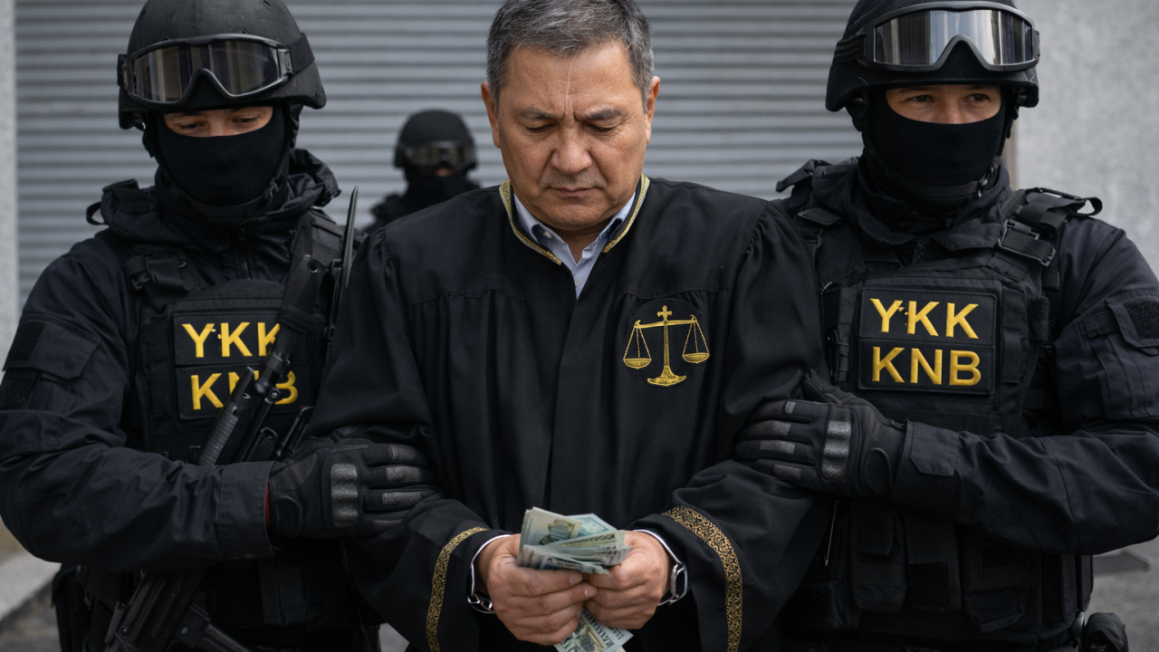 Қызылордада аудандық сот төрағасы пара алу күдігімен ұсталды