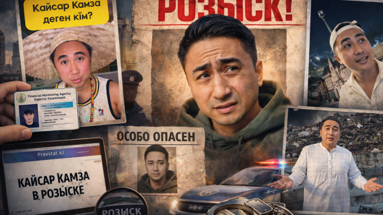 Казахстанского блогера-миллионника Кайсара Камзу объявили в розыск