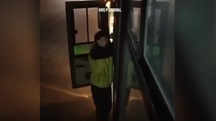 Алматы облысында автобус жүргізушісіне шабуыл жасалды (ВИДЕО)
