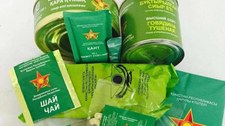 Как питаются казахстанские военные в полевых условиях