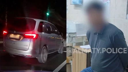 Алматыда мас шетелдік полициядан қашпақ болды