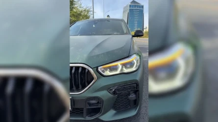 Астанада «бронепленка» үшін BMW айып тұрағына қойылды