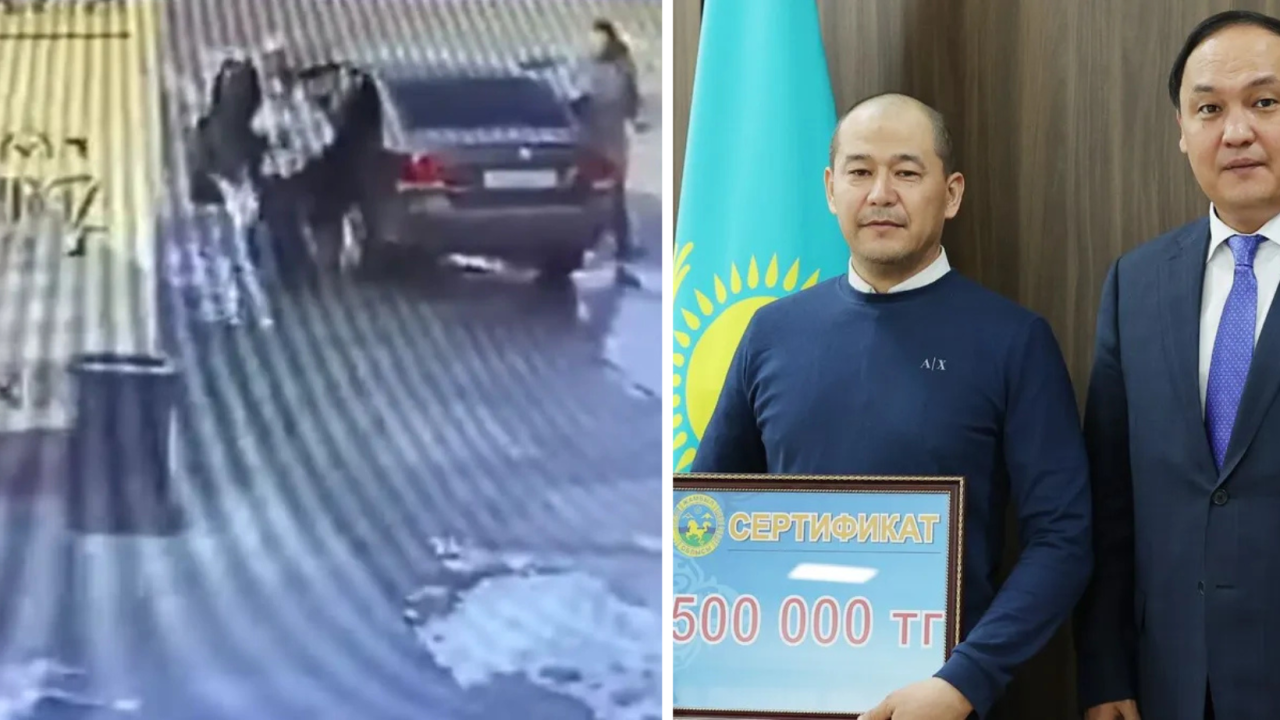 Таразда қыз баланы құтқарған азамат әкімнен 500 мың теңге алды
