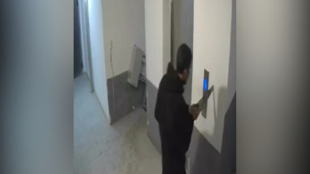 Атырауда қолына ара ұстаған ер адам тұрғындарды шошытты