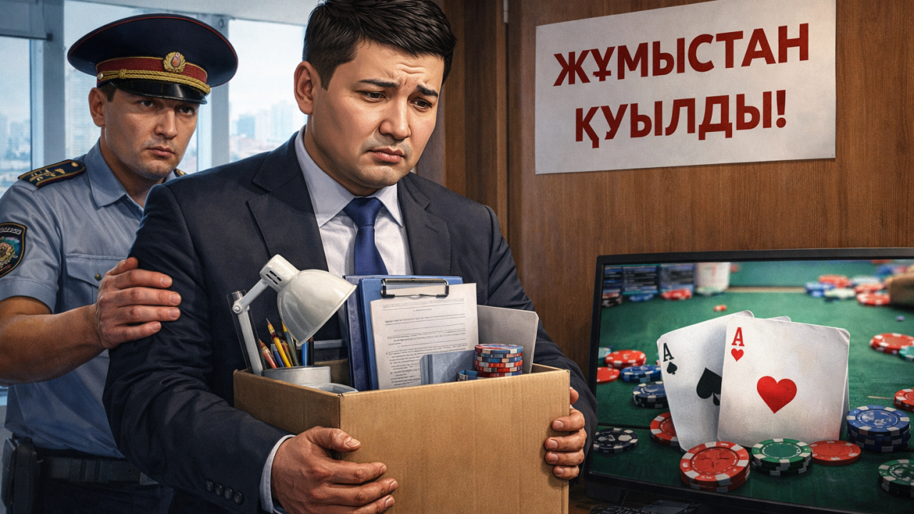 Ұлытауда шенеуніктер құмар ойын ойнағаны үшін қызметінен босатылды