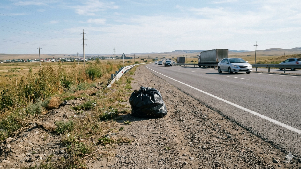 Астана маңында жол жиегіндегі пакеттен шақалақ табылды