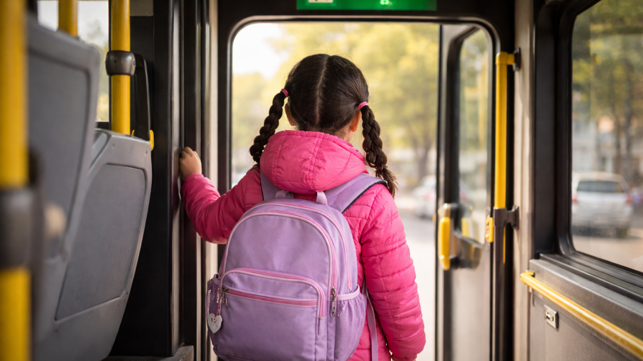 Көкшетауда автобус есігі қыз баланы қысып қалды: Бала сүйегін сындырды