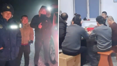 «Көмектесіңдер!»: Павлодарда полицейлер бес қытайлық туристі құтқарды