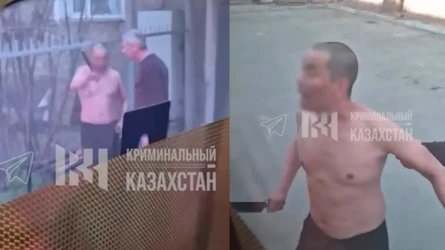 Алматыда мас ер адам жедел жәрдем дәрігерлеріне пышақпен шабуыл жасады (ВИДЕО)