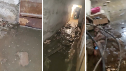 В Костанае обрушилась крыша аварийного дома (ВИДЕО)