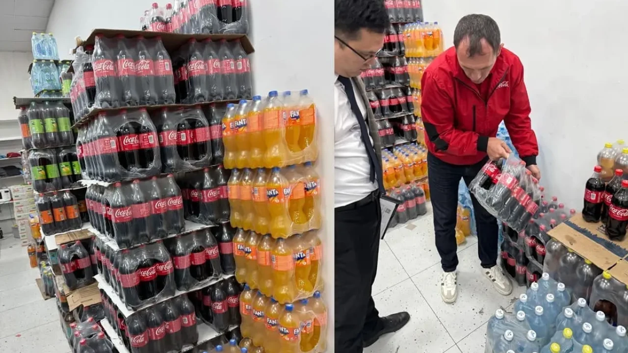 Шымкентте жалған Coca-Cola сусынының көшірмесі сатылып келген