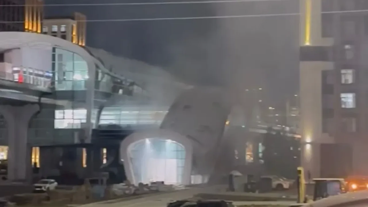 Астанадағы LRT станциясында өрт шықты