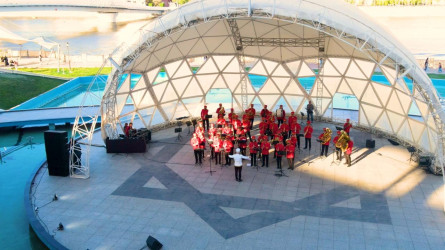 В Астане прошёл праздничный концерт «Мәңгілік ерлікке тағзым», посвящённый Дню Победы
