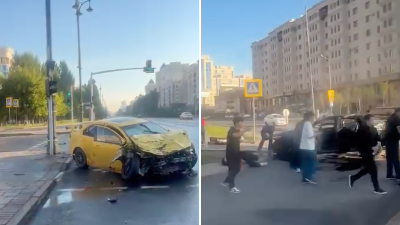 Астанада бағдаршамды елемеген жүргізуші ірі апатқа себеп болды