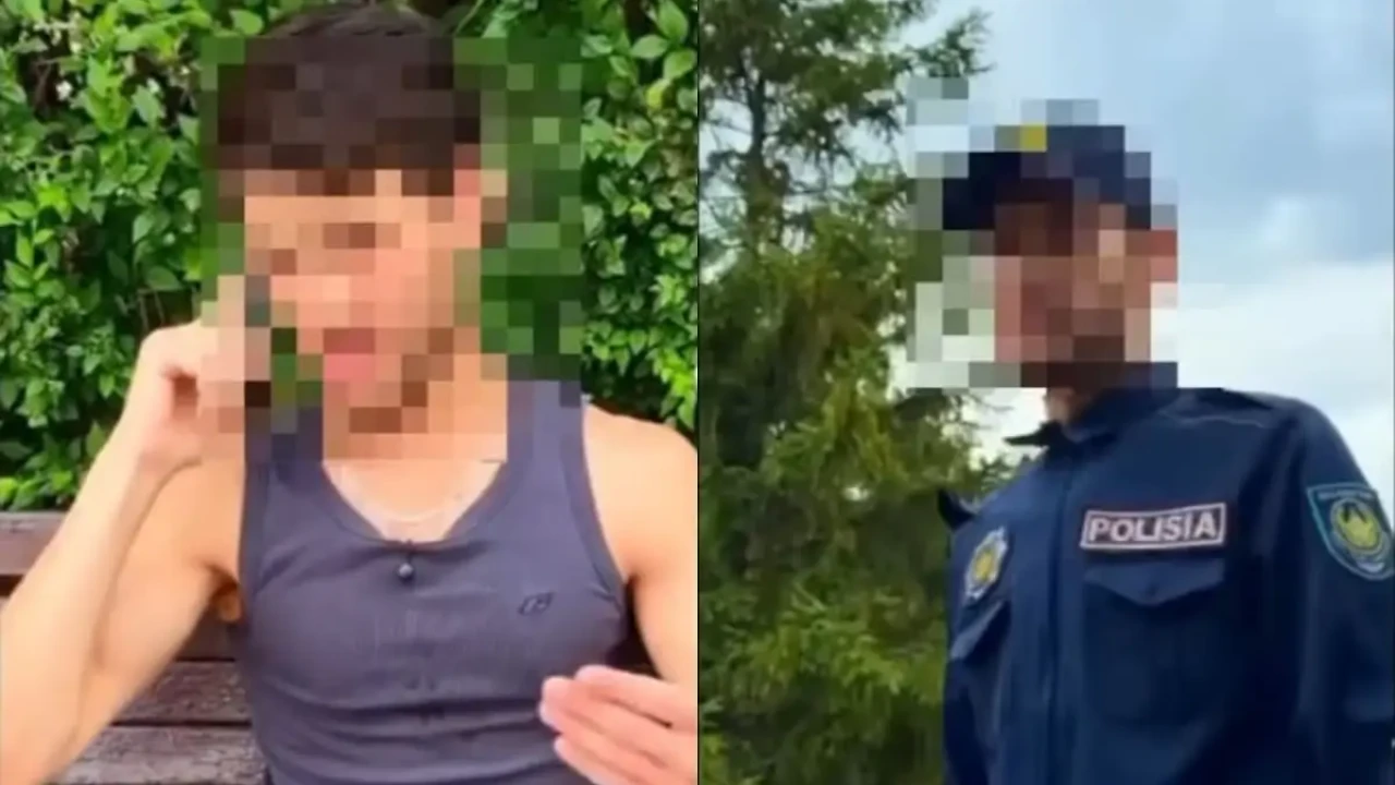 Блогер, снимавший видео в форме полиции в Астане, привлечен к ответственности (ВИДЕО)
