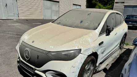 Конфискованный у Перизат Кайрат автомобиль Mercedes выставлен на торги