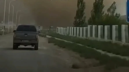 Маңғыстау ауылын шаңды құйын басты
