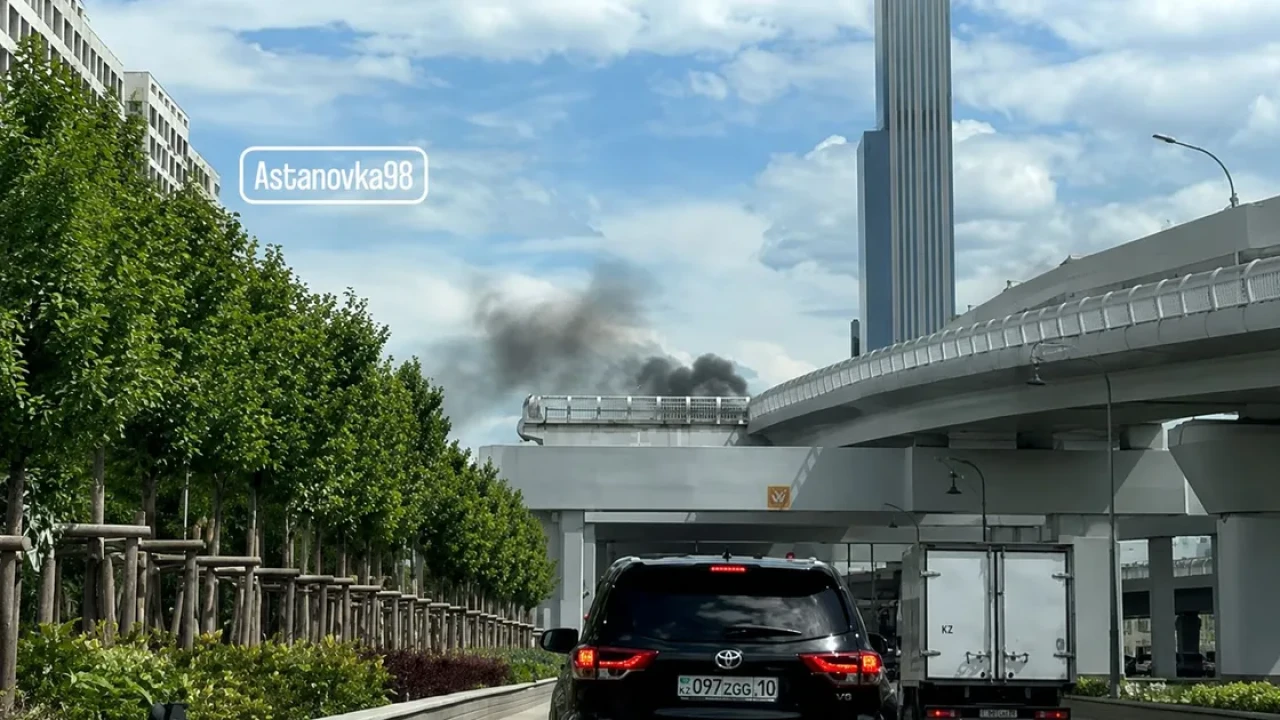 На линии Tarlan Astana произошёл пожар