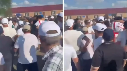 Скандал после финала по борьбе: болельщик напал на судью