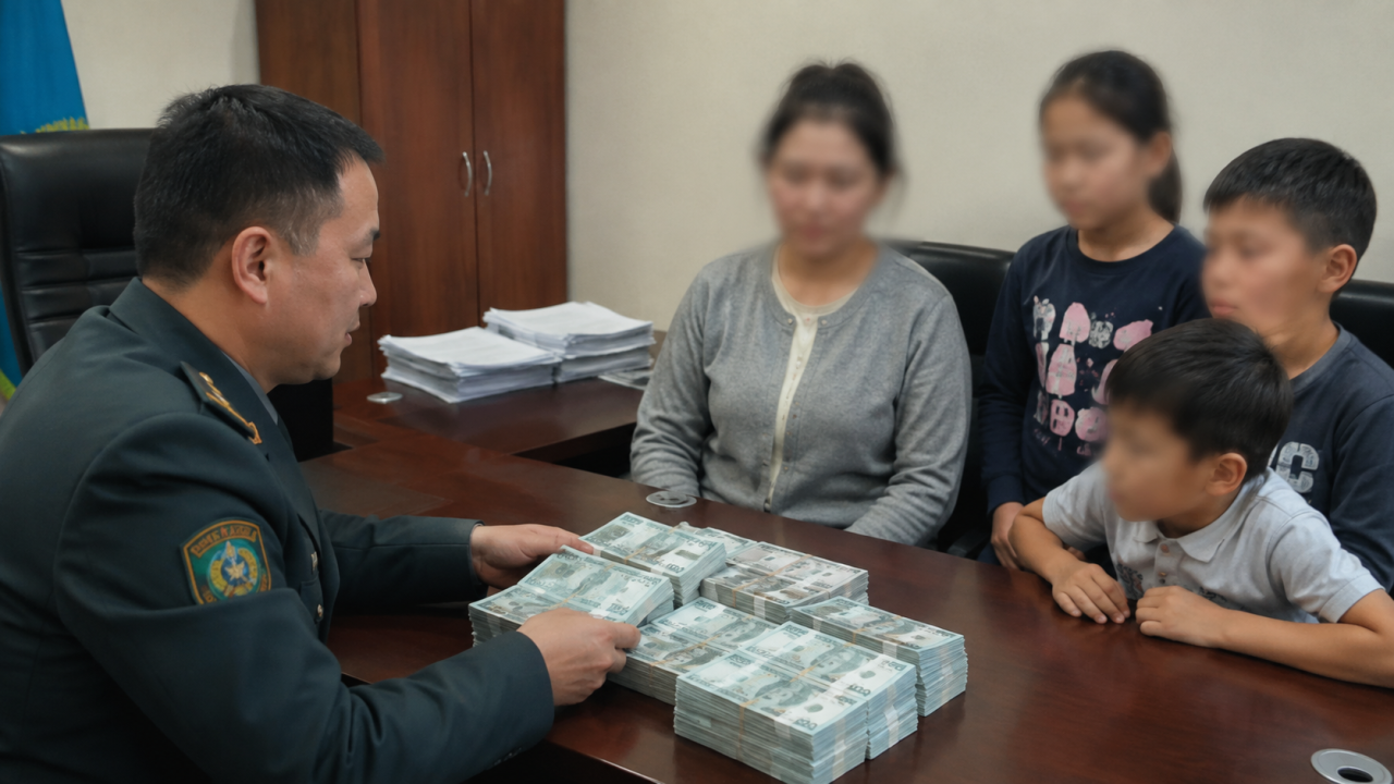 Төрт баланың анасымен жалған неке қиып, 50 млн теңге алған подполковник сотталып кетті