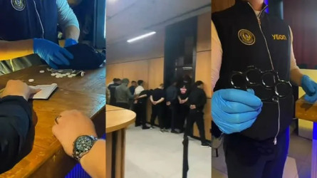 В Актобе после рейда в ночном клубе в полицию доставили 17 человек