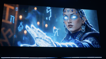 На Comic Con Astana представили AI-арт-фильм Tengrida: Cyber Steppe