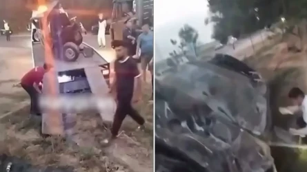 Жамбыл облысында TANK пен ВАЗ соқтығысып, төрт адам көз жұмды