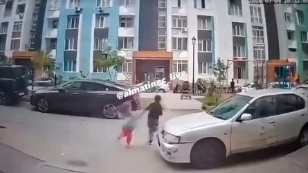 Алматы облысында аулада көлік екі баланы қағып кетті
